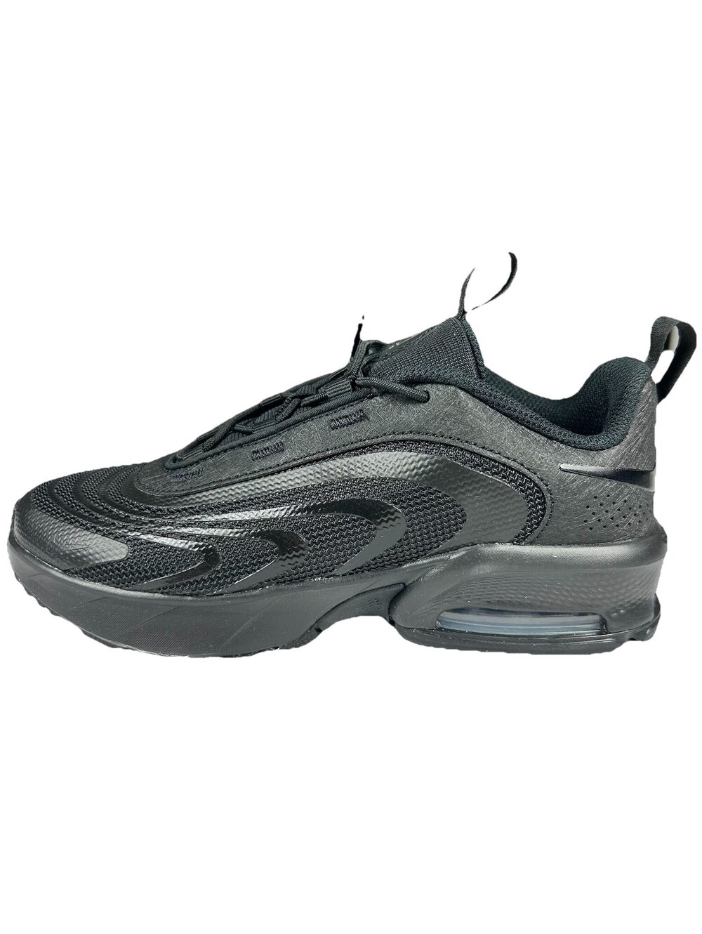 Nike Air Max Fire (Ps) Youth Size 1Y Black/Black School Sneakers II6557-012 New